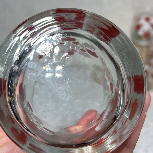 Set of 4 Crate&Barrel Atomic snowflake double old fashion glasses - Picture 8 of 8